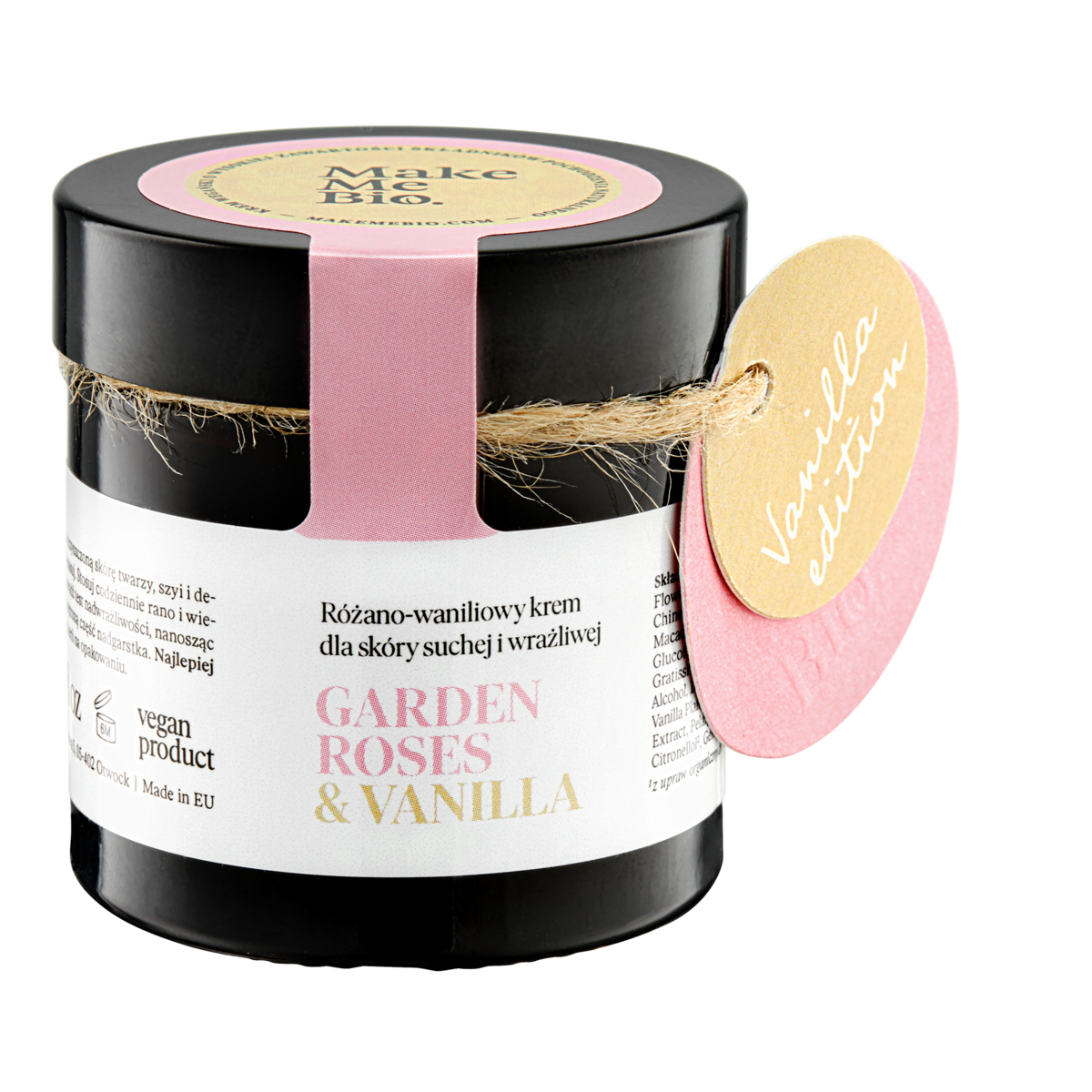 Garden Roses &amp; Vanilla - Rose Vanilla Cream for Dry and Sensitive Skin (60ml)